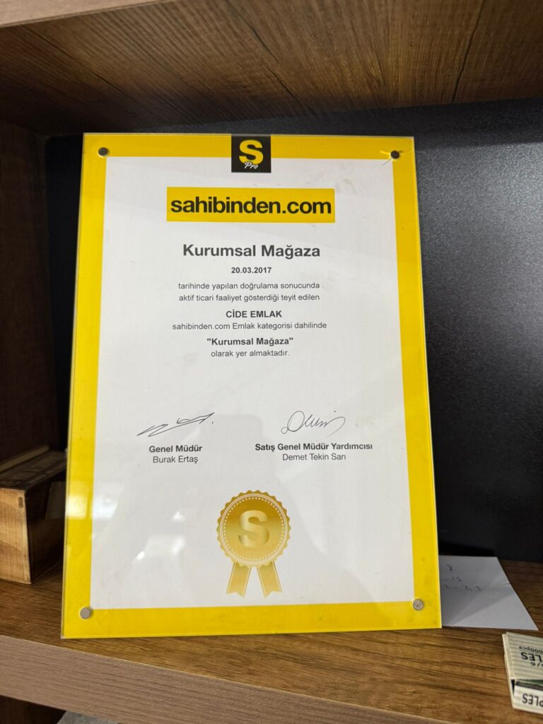 cide emlak sahibinden